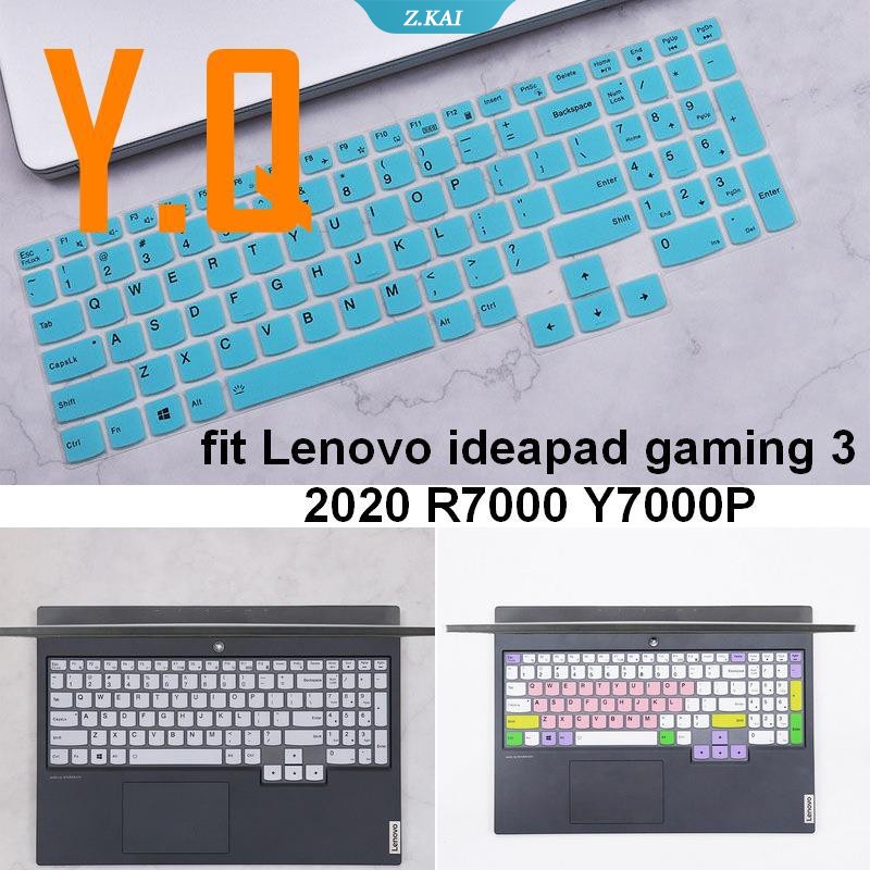 Cover Pelindung Keyboard Laptop Lenovo ideapad Gaming 3 2020 15.6 &quot;Y7000P R7000 Bahan TPU Transparan Anti Air (ZK)