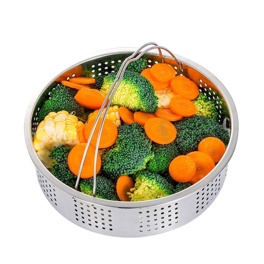 NICKOLAS1 Steamer Dimsum Pangsit Kompatibel Dengan Panci Alat Dapur Stainless Steel Basket Cage