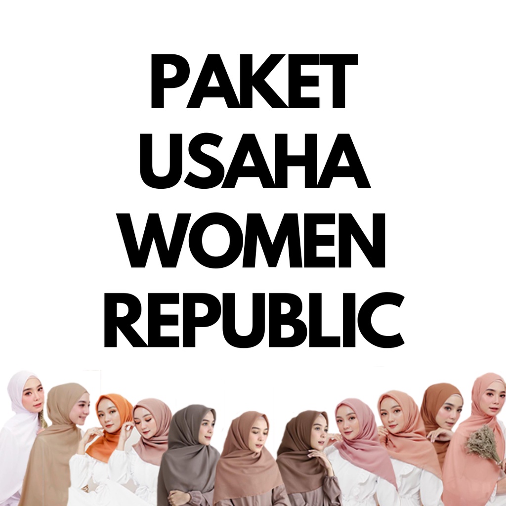 PAKET USAHA JILBAB WOMENREPUBLIC