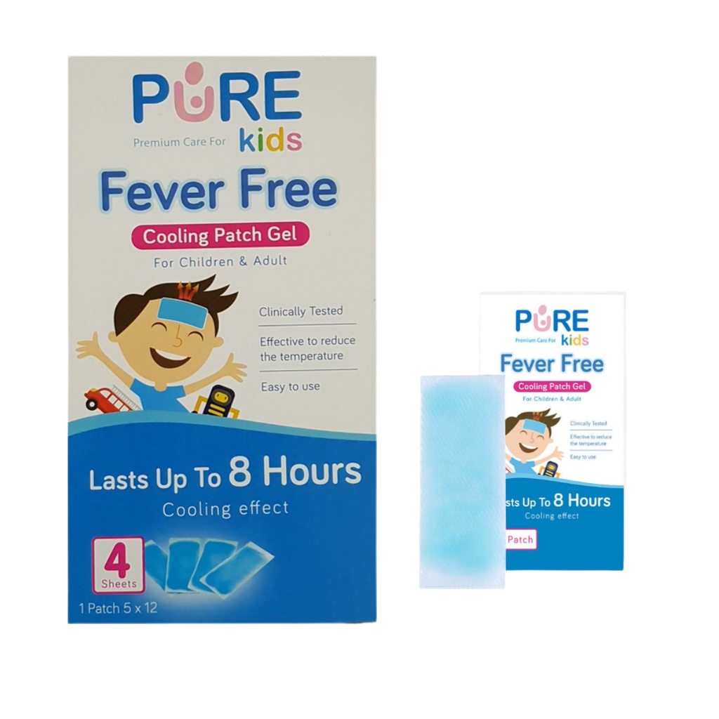 PURE BB KIDS FEVER FREE COOLING PATCH GEL