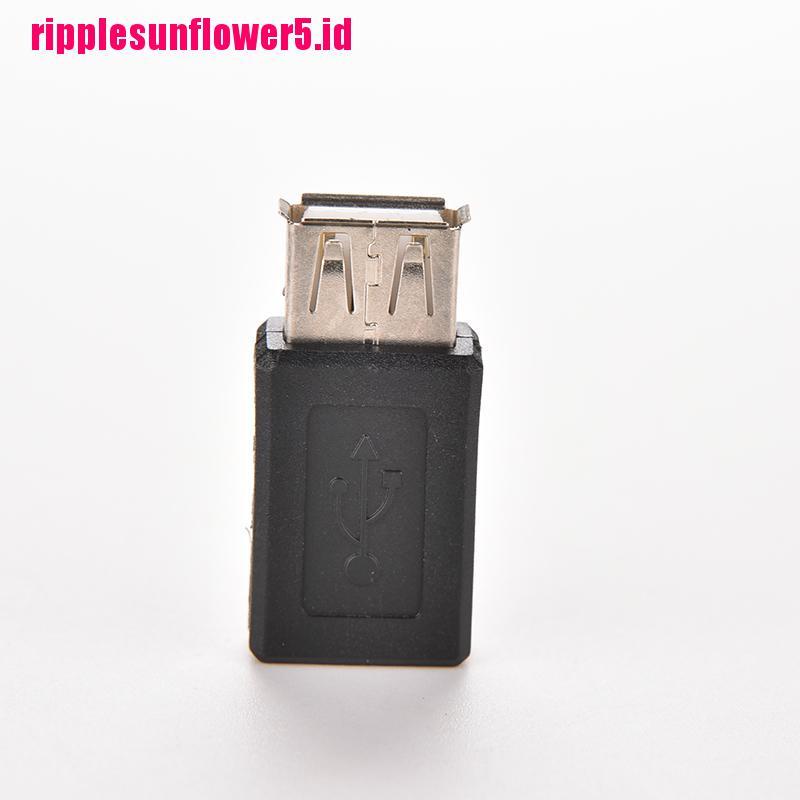 Adapter Konverter Data USB 2.0 A Female Ke Micro USB B 5 Pin