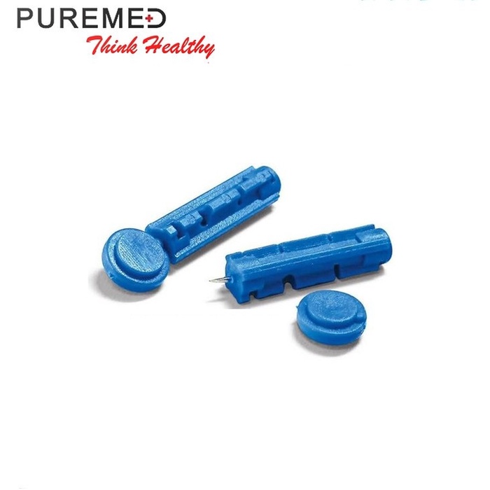 PUREMED Blood Lancet 21G l Jarum Lancet Untuk Bekam l Lancet Puremed 21G