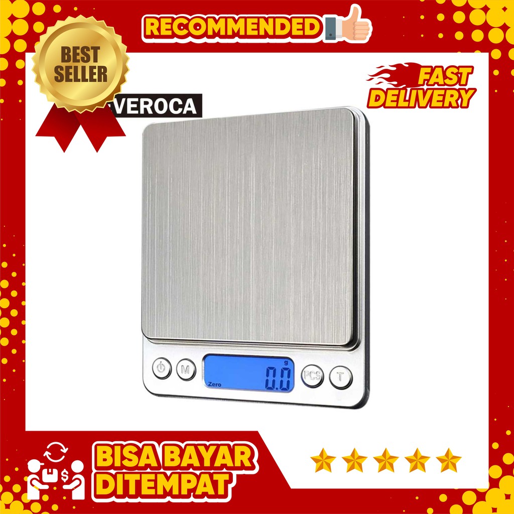 Timbangan Dapur Timbangan Kue Digital Digital Multifungsi - Timbangan Digital Kopi Bubuk 0.1gram 1Kg