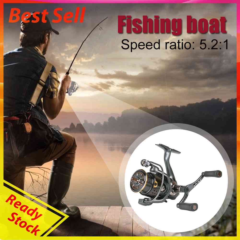 6kg Max Drag Fishing Reel 4+1 Bearing 5.2/1 Speed Ratio Spinning Wheel for Squid