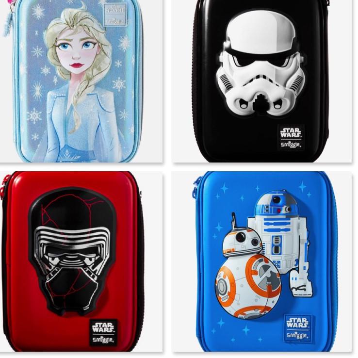 

Special Price - SMIGGLE FROZEN/STARWARS pencil case hardtop gambar dua sisi nimbul 3D