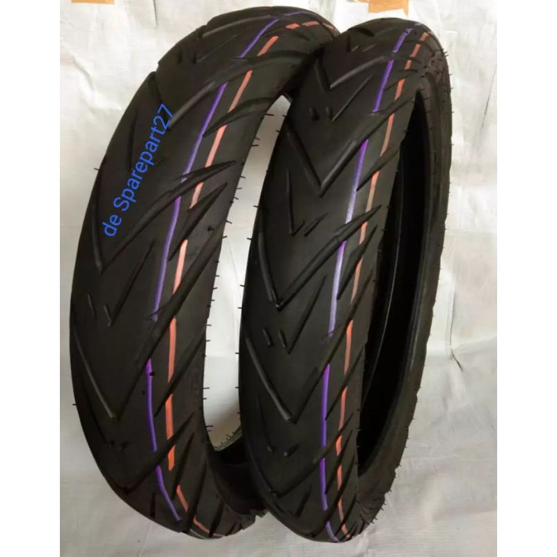 BAN MOTOR BHEAT/VARIO SEPASANG TUBLES UKURAN 90/80 DAN 100/90 RINK 14