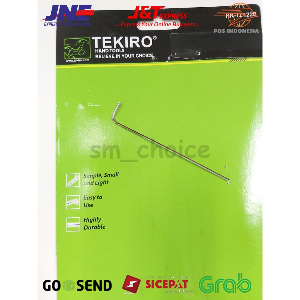 KUNCI L TEKIRO - KUNCI L 1.5MM TEKIRO 1PCS