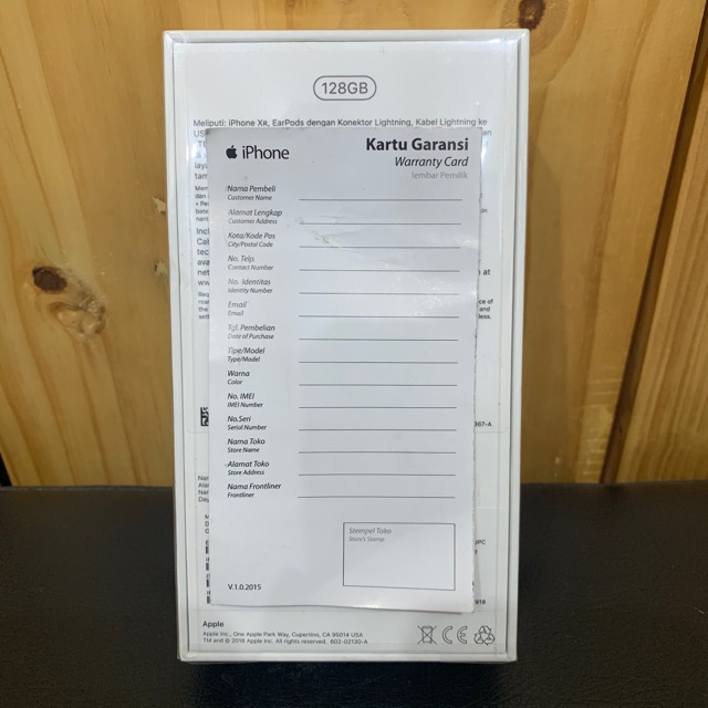 Iphone Xr 128 Blue Garansi Resmi 1 Tahun Murah Bandung Shopee Indonesia