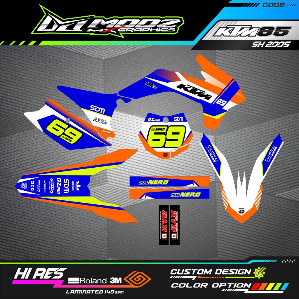 DECAL KTM 85