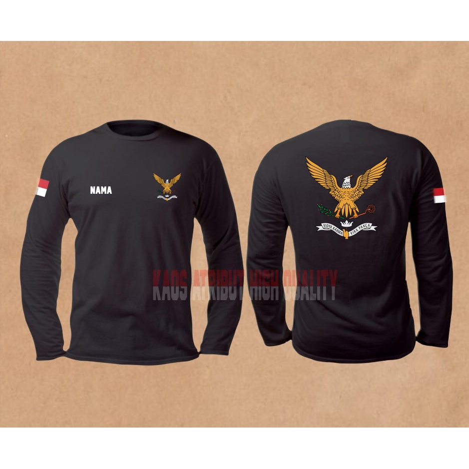 kaos atasan AAU Kaos angkatan akademi udara Pria lengan panjang