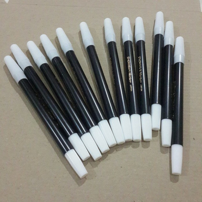 

TULIS-ALAT- SPIDOL SNOWMAN MARKER PENCIL TYPE ( KECIL ) HITAM -ALAT-TULIS.