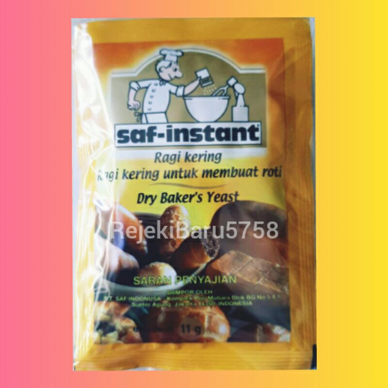

Ragi Kering Saf instant Ragi Yeast 1 pack isi 4 sachet @11gr