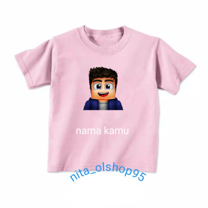 baju roblox minicraft baju anak karakter minecraf