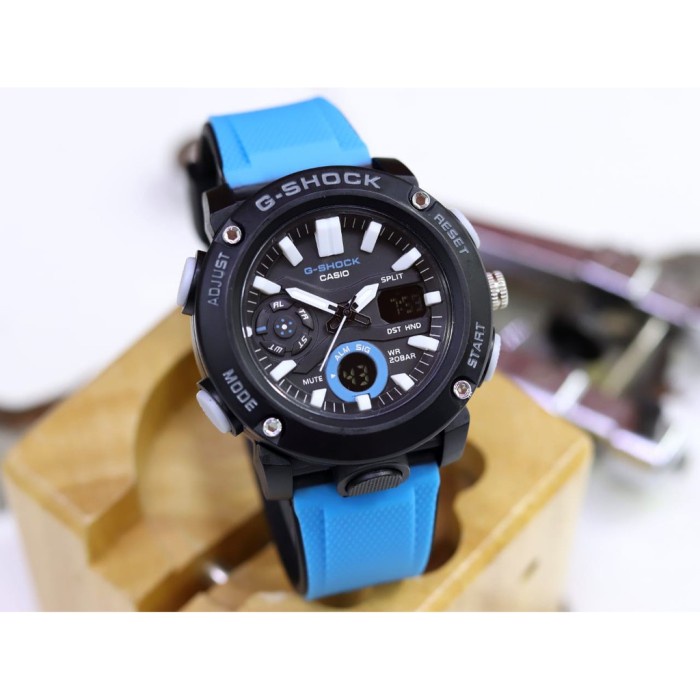 Jam Tangan Pria Murah COD Terbaru Fashion Watch Keren R5O6 JAM TANGAN PRIA GSHOCK GA 2000 STRAP WARN