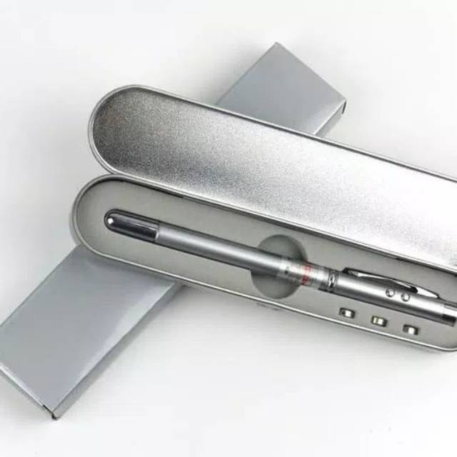 

Pulpen pen exclusive pena 5 in 1laser pointer box premium presentasi