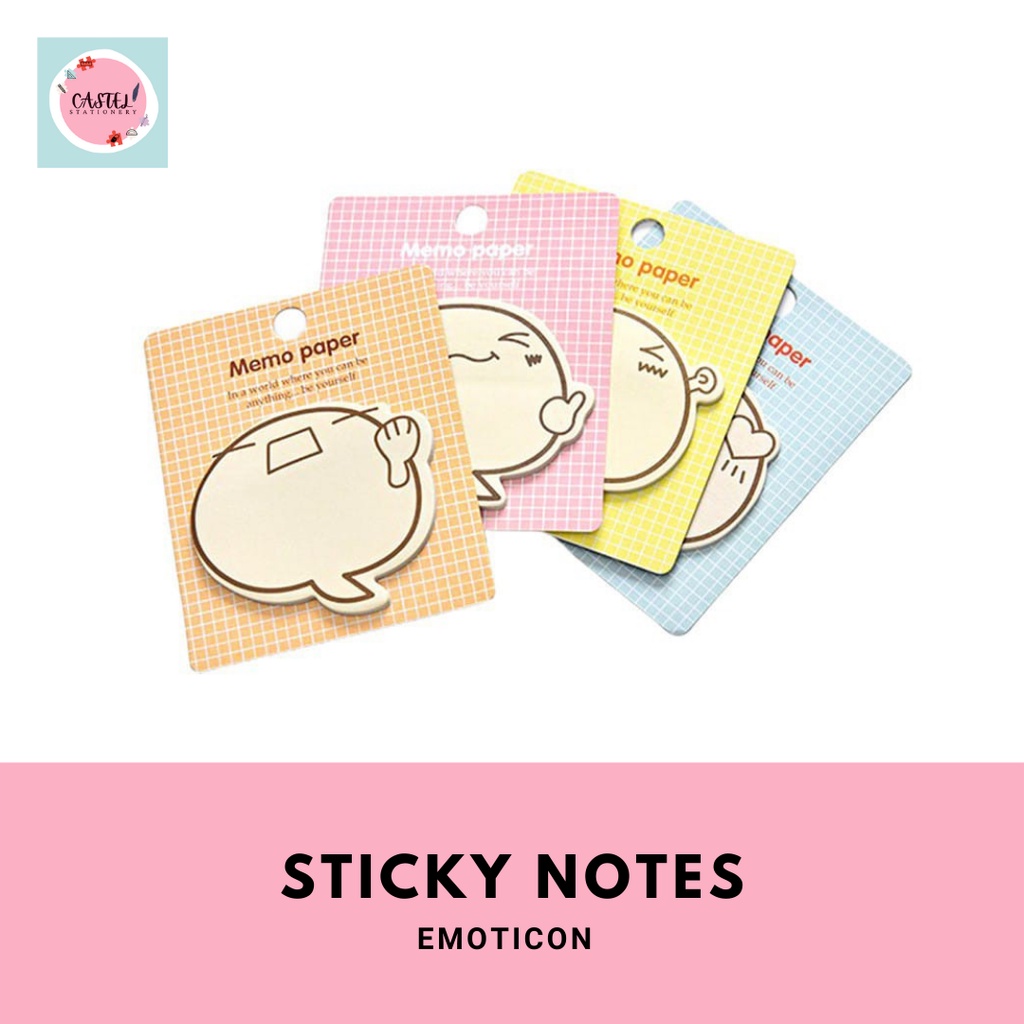 Stiky Notes Lucu Sticky Note Emoticon