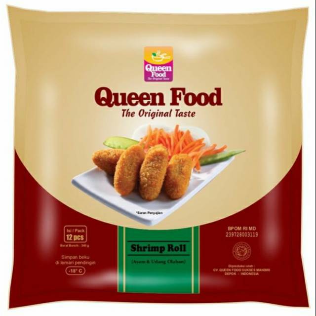 

Queen Food Shrimp Roll Isi 12 Pcs