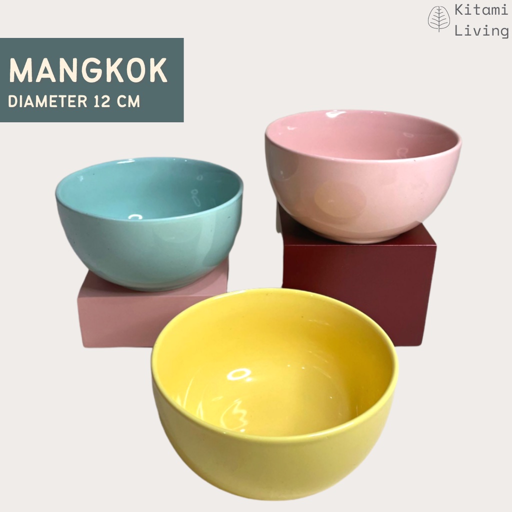 MANGKOK KERAMIK WARNA WARNI | CEREAL BOWL AESTHETIC