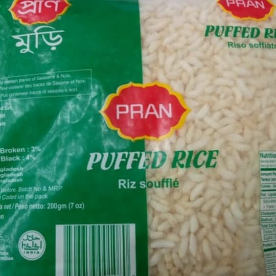 

gr011ttr Lndian Puffed Rice / Muri / Murmura/ 200 Gr Sv012Ss