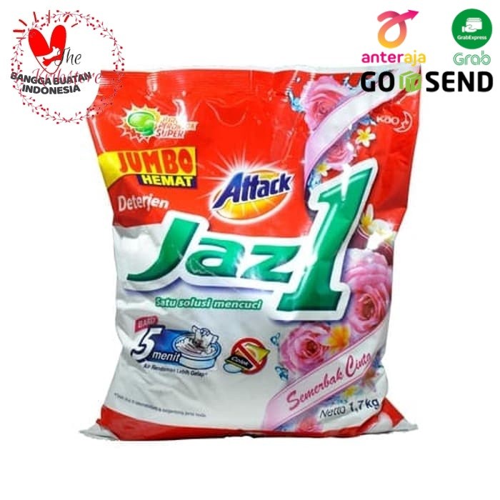 ATTACK JAZ 1 Detergen Bubuk Jumbo 1.7 kg