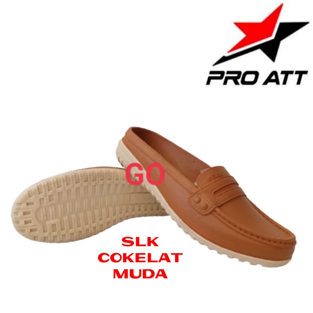 gof ATT SLK &amp; NSK Sepatu Sandal Karet Slip On Sepatu Cewek Anti Air Empuk Tidak Lecet Ringan