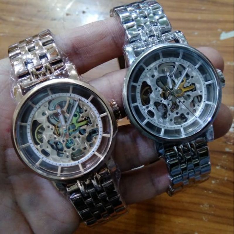Jam tangan FS ME 3067 3065 Ori bm, automatic, all stainless steel, include box dan paperbag.