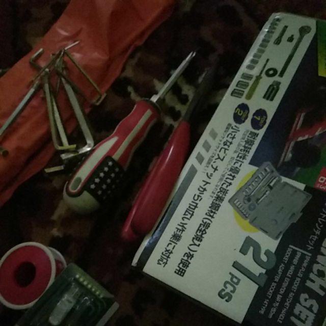 Kunci Set Ring Pas 11 Pcs Murah + Kunci Sok Set 21pcs + Kunci L Set 10pcs Pendek