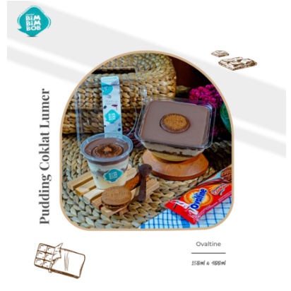 

Dessert box pudding coklat lumer | Ovaltine