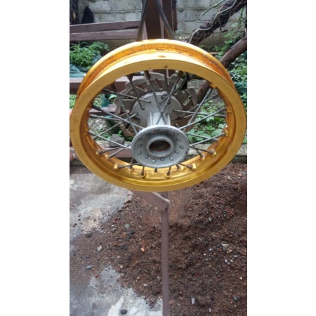 velg depan jari-jari almu ring 10 mini trail gasgas