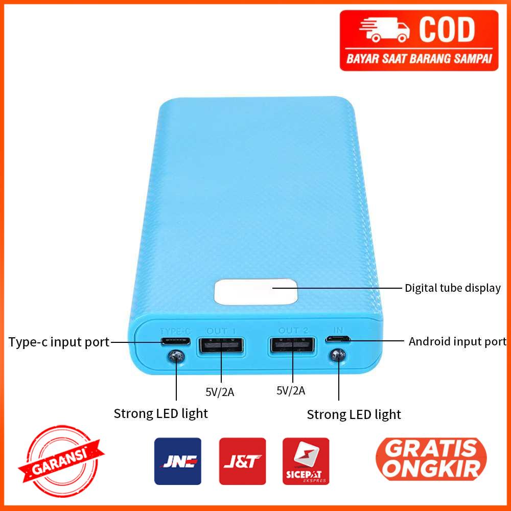 Power Bank Case USB Type C 8 x 18650 2 Port