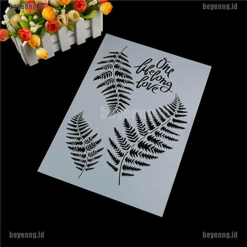 Bey Cetakan Gambar Daun Untuk Dekorasi Dindingscrapbookalbum