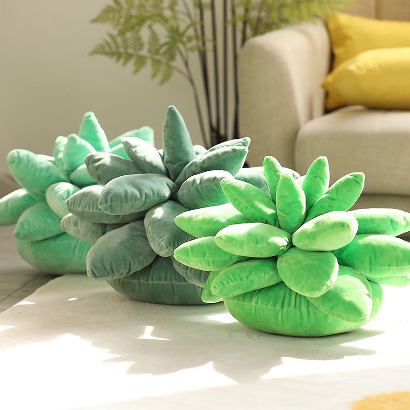 45cm Mainan Succulent Plant Stuff Toys Boneka Pillow Plush Plushie Toys Plants Room Home Decor