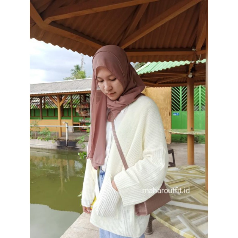 CARDIGAN RAJUT TEBAL OVERSIZE / BEST SELLER!!-3