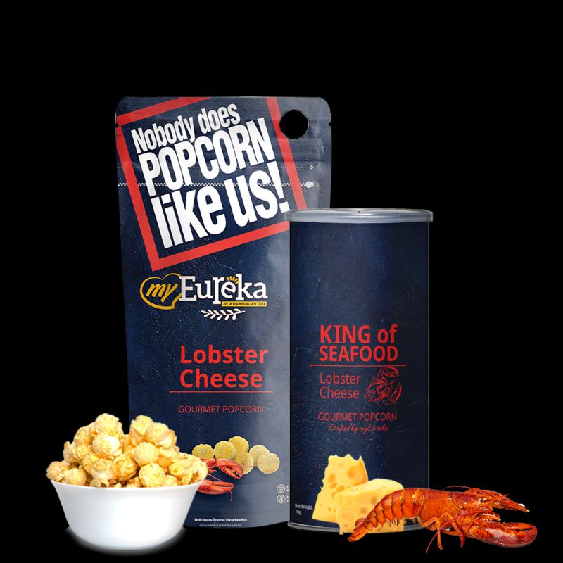 

[PO 1 Nov] EUREKA POP CORN - Lobster Cheese 140 gram