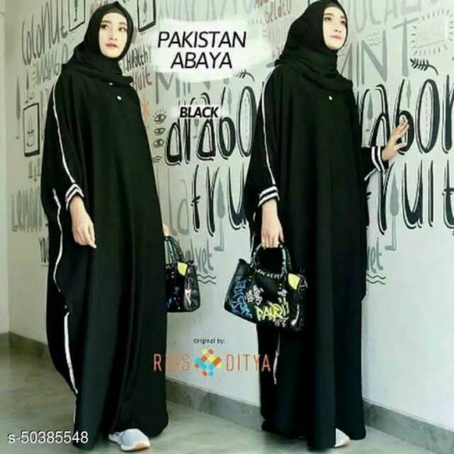 Gamis Abaya Pakistan Black