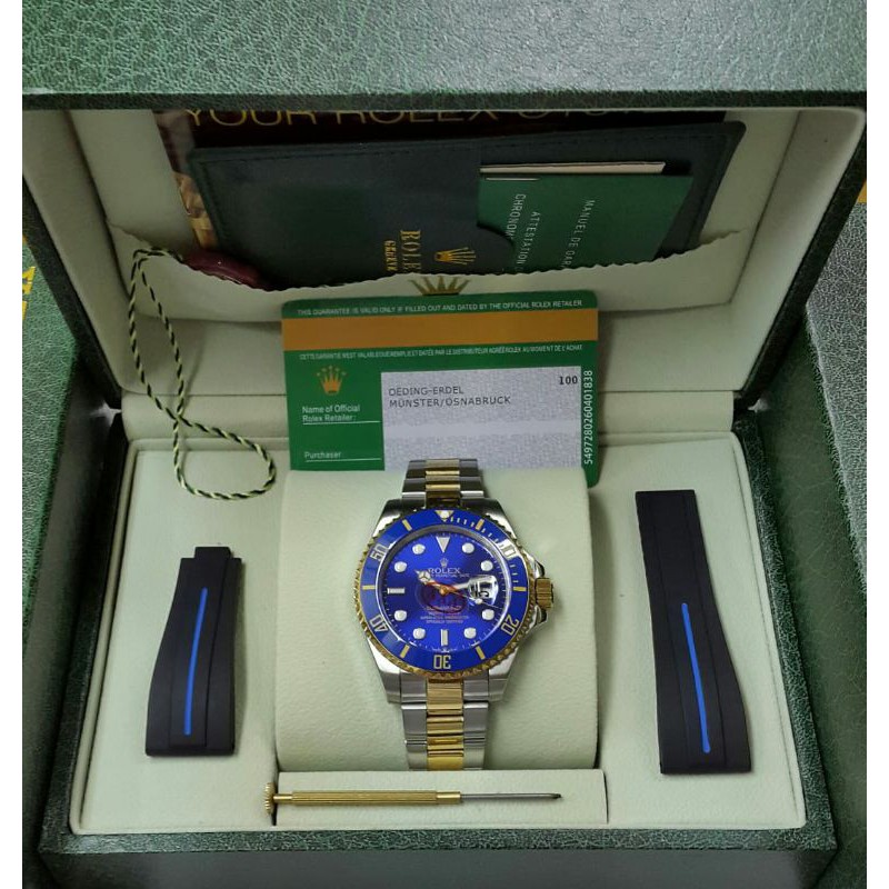 JAM SUPER JAM TANGAN PRIA JAM ROLEX SUBMARINER GOLD SUPER QUALITY