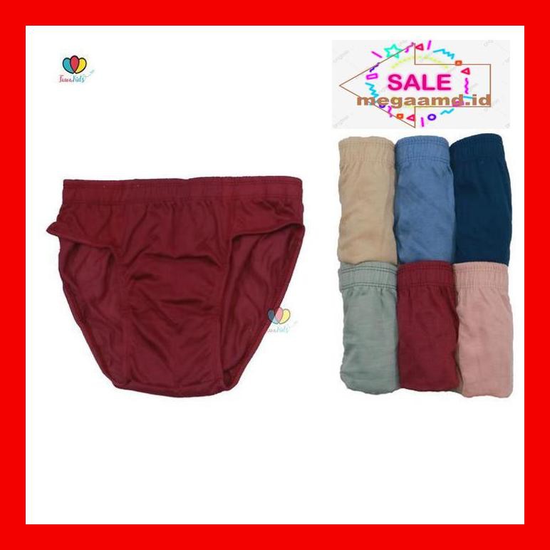 Pdal70R (Isi 3 Pcs) Celana Dalam Laki Uk Anak Tanggung 8-12 Tahun / Cd Remaja - Isi 3 - Polos Dal80Y