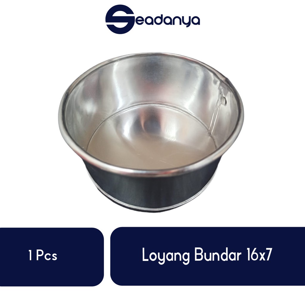 

Loyang Bundar 16x7-Loyang Bundar/Loyang Bentuk Bundar/Loyang Bulat/Loyang Ukuran 16x7/Loyang Bundar Terlaris/Loyang Bundar Termurah