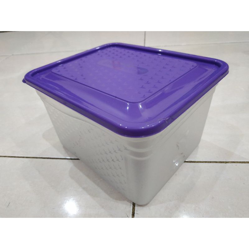 Toples tempat simpan makanan food container wadah plastik kotak kecil murah tebal