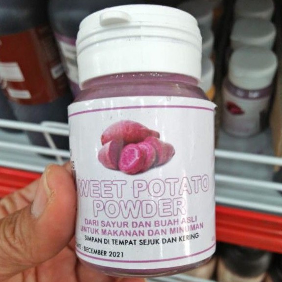 

Sweet Potato Food Powder 40 gr /Pewarna Makanan Alami/MPAsi/Kue/Cake/Minuman