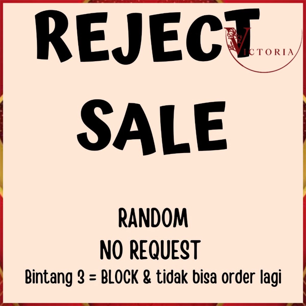 Victoria SALE BARANG RIJEK PAKAIAN DALAM 5005