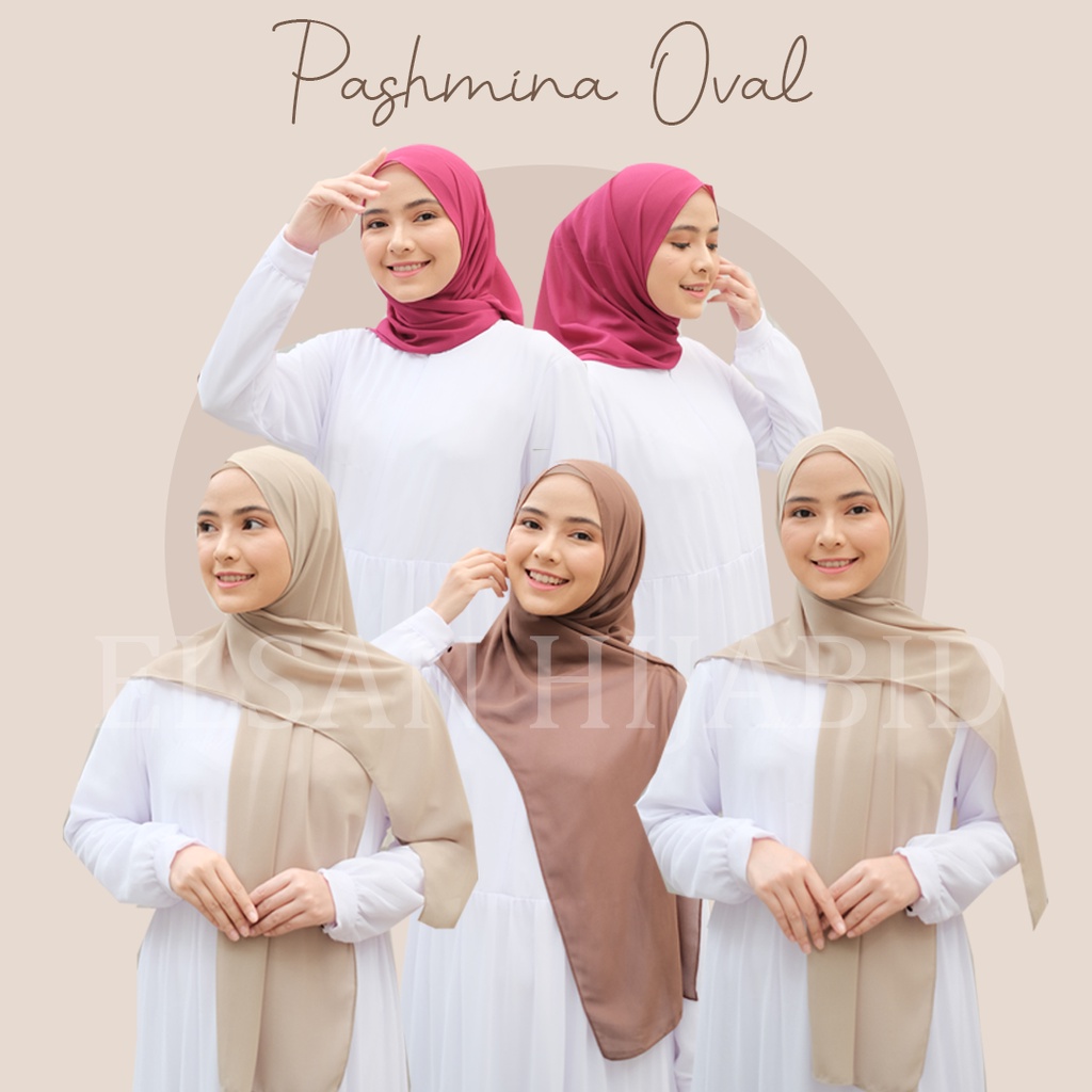 PASHMINA OVAL MALAYSIA /MALAY OVAL/CURV PASHMINA CERUTY BABYDOLL