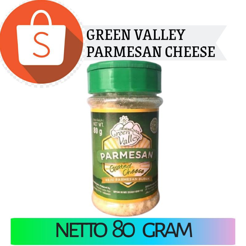 

green valley permasan cheese 80 gram