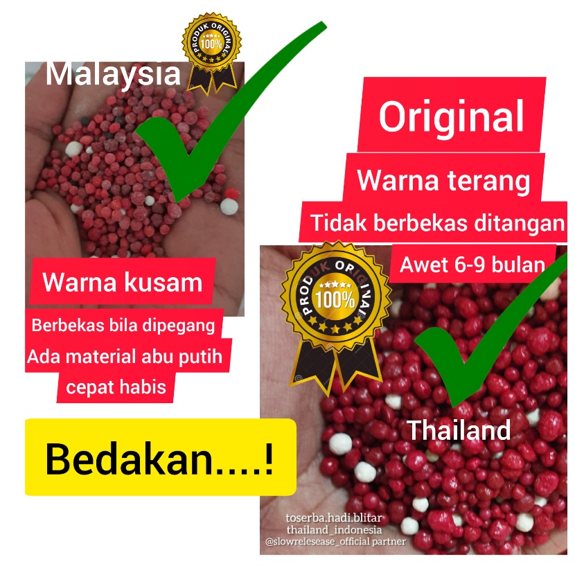 slow release pupuk 100g, slow release 19 10 13, pupuk tanaman hias, pupuk SR merah, pupuk osmocote, 
