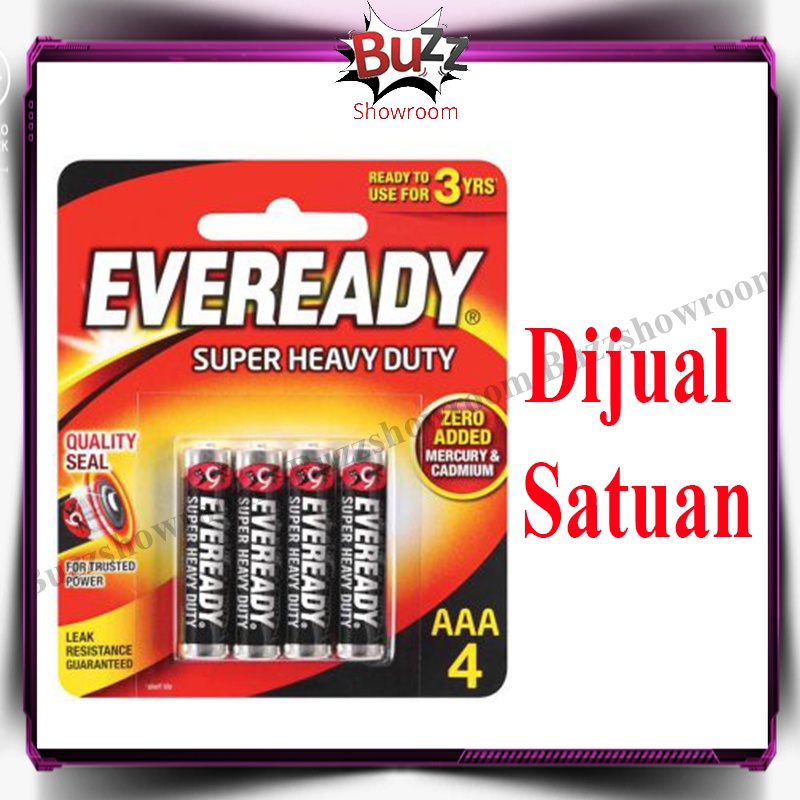 Baterai AA Eveready 9V Batre AAA Panasonc Satuan