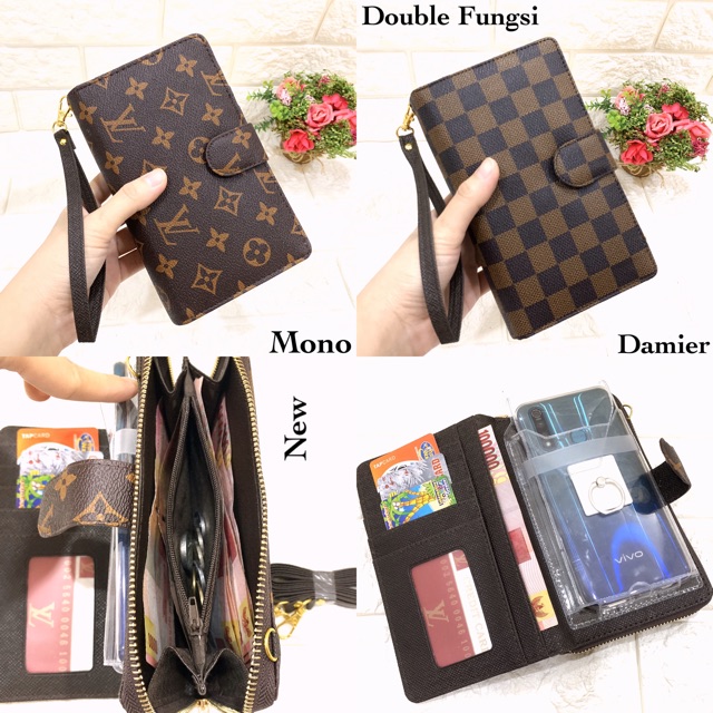  DOMPET  LV  DOUBLE FUNGSI hpo Shopee Indonesia