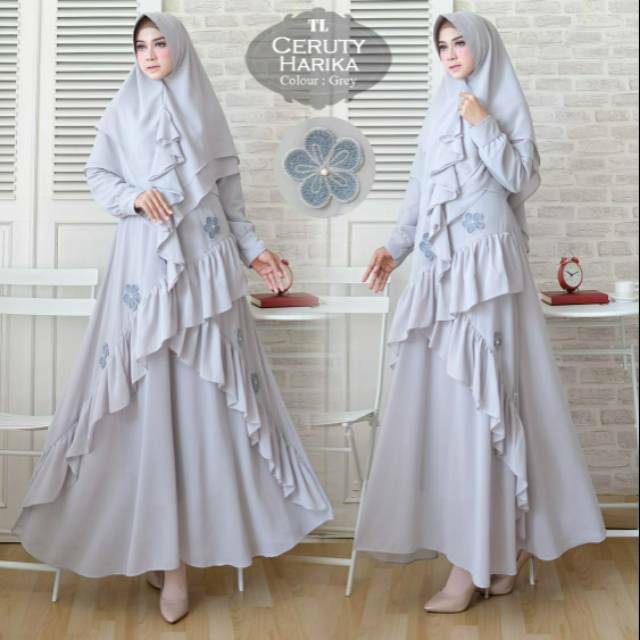 SYARI CERUTY HARIKA/SYARI GAMIS WANITA/SYARI GAMIS/*DF