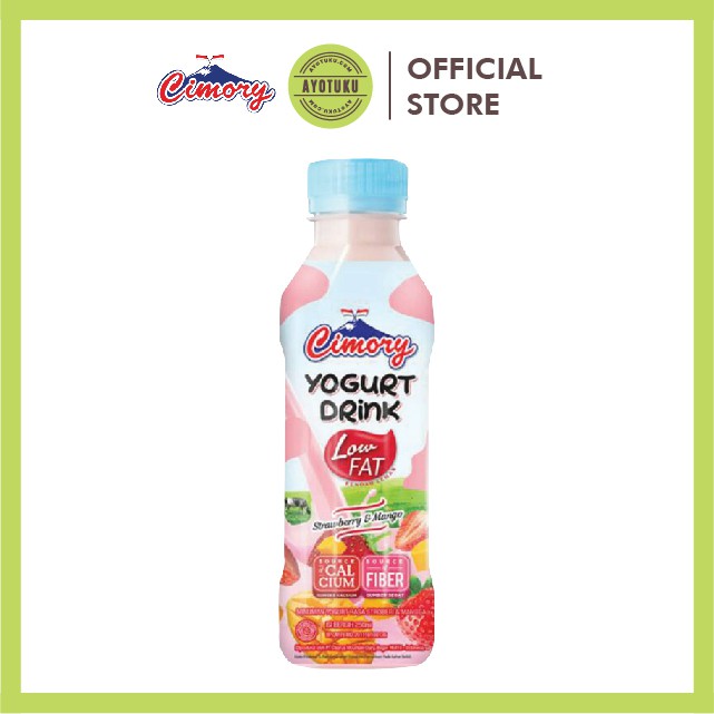 

Susu Cimory Yogurt Drink Low Fat Strawberry & Mango 250 ml