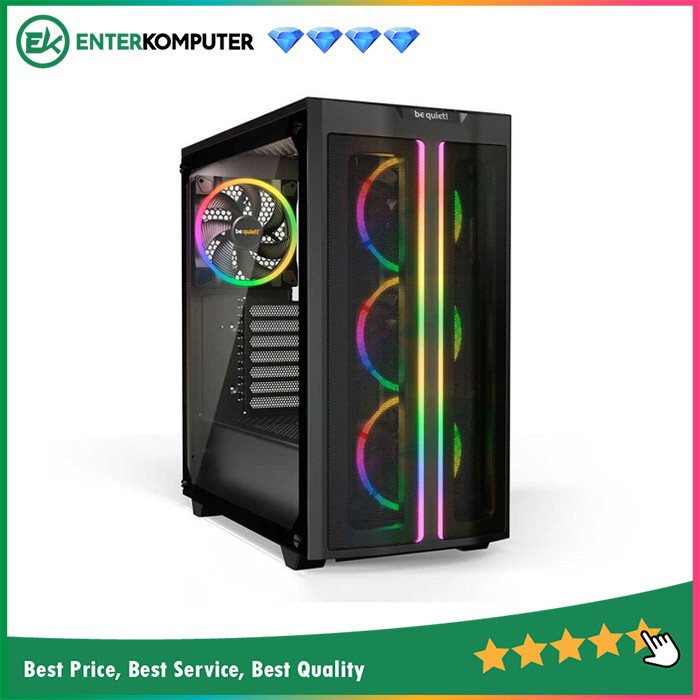 be quiet! Gaming Case PURE BASE 500FX Black - Side Tempered Glass