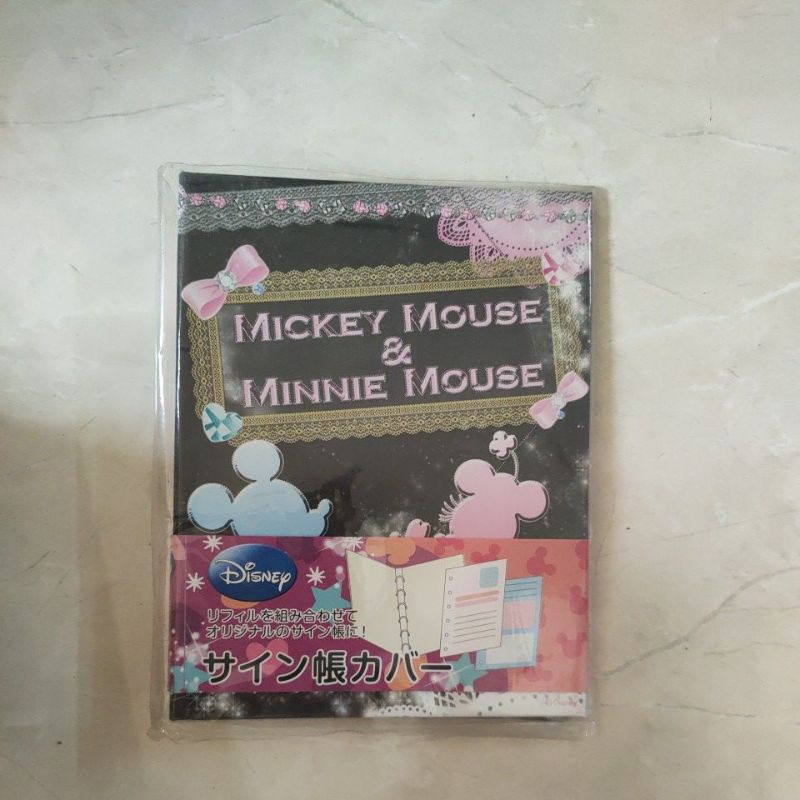 

mickey Mickey minnie mouse mini binder ring notes loose leaf refill stitch hello kitty